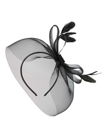 Black fascinator myer clearance