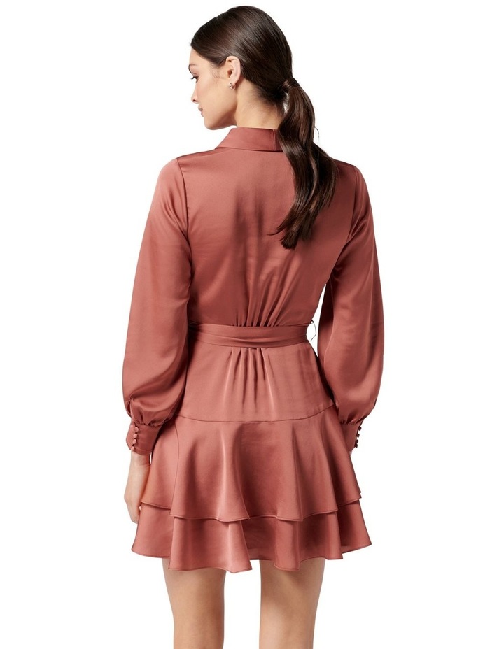 mikayla satin mini dress