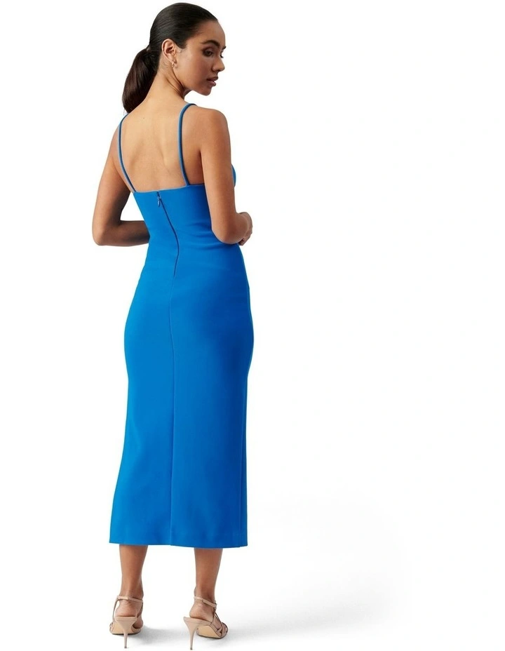 bodycon midi dress with side split