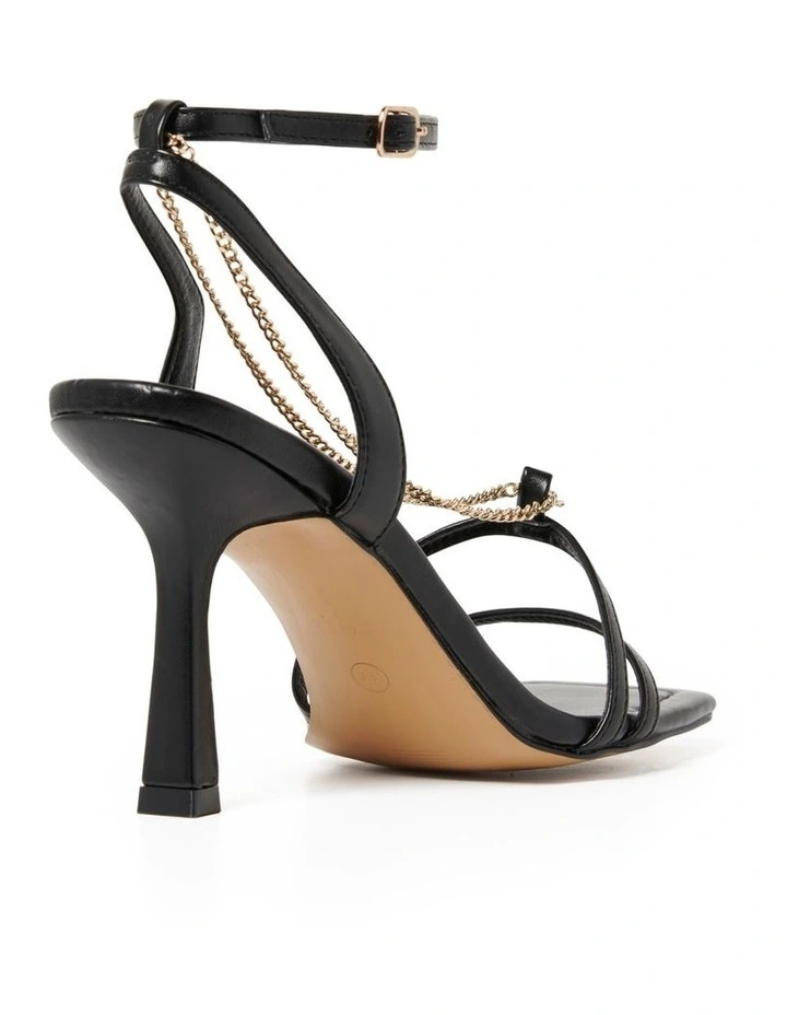 Rachel Black Chain Heel image 4