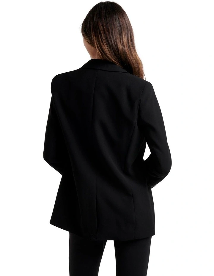 Ella Boyfriend Blazer Black image 2