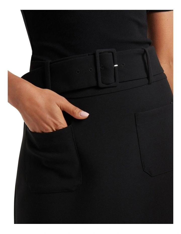 Ariella Aline Mini Skirt Black image 4