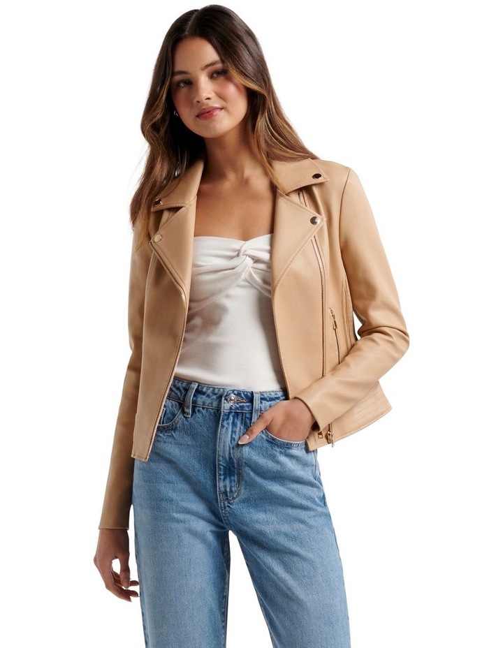 Forever new skye pu biker jacket clearance