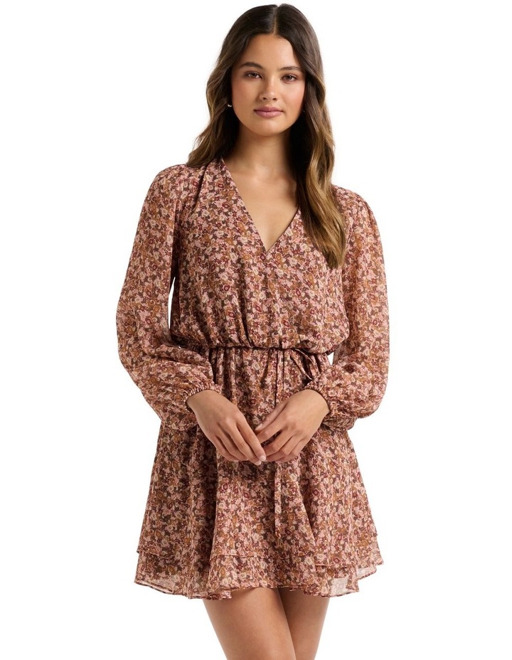 Jasmine Petite Skater Mini Dress Gothenburg Ditsy Multi