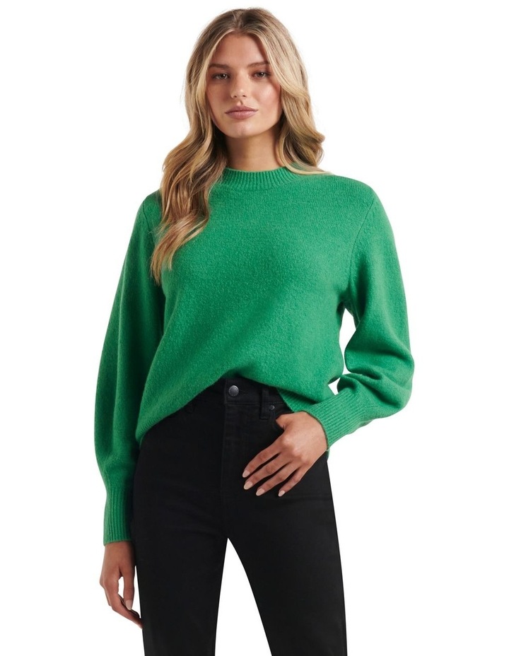 forest green jumper women's
