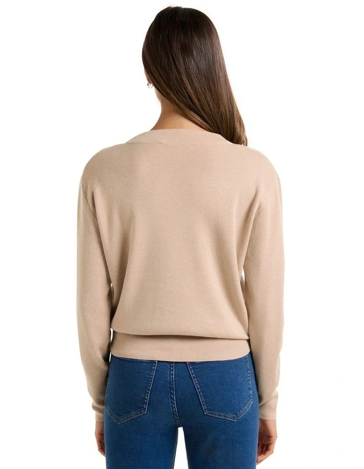 Celine Essential Knit Jumper Soft Camel image 2