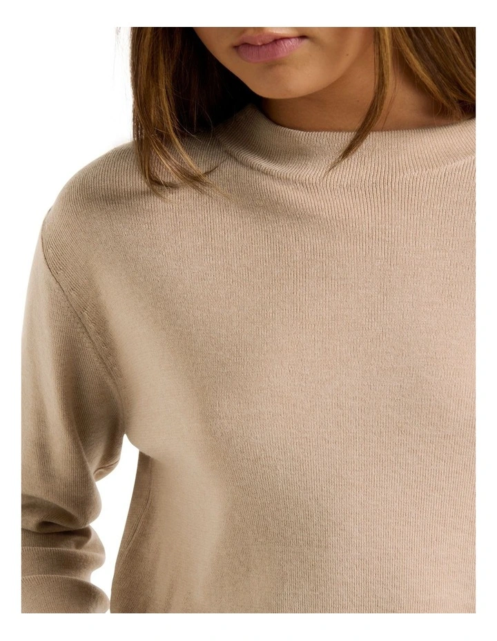 Celine Essential Knit Jumper Soft Camel image 4