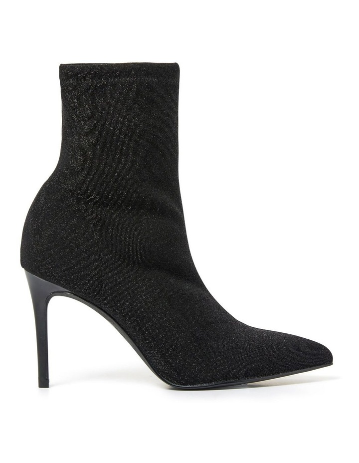 black suede sock booties