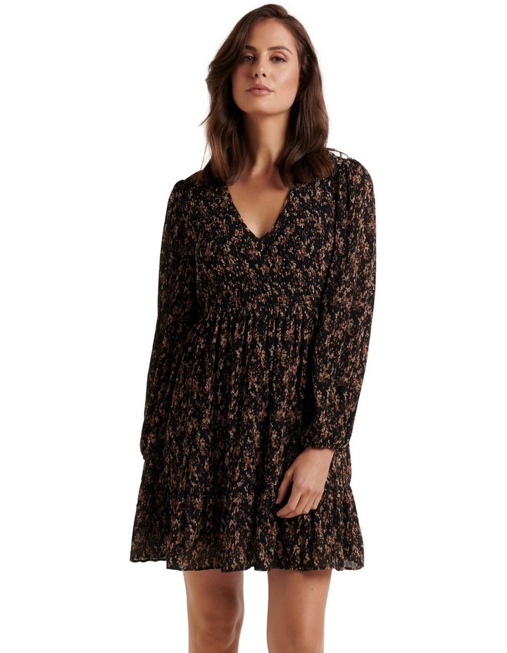 Tegan Shirred Mini Dress in