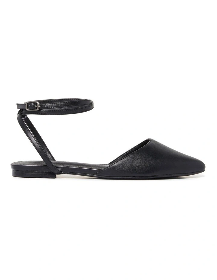 Rochelle Closed Toe Flat in Black image 1