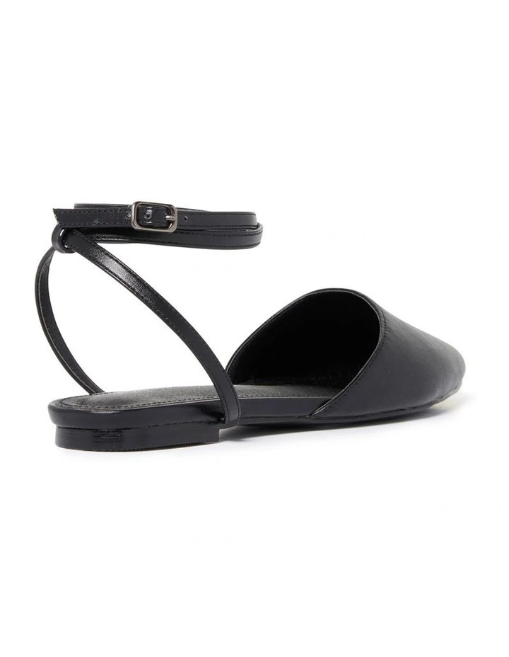 Rochelle Closed Toe Flat in Black image 2