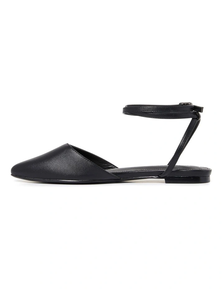 Rochelle Closed Toe Flat in Black image 3
