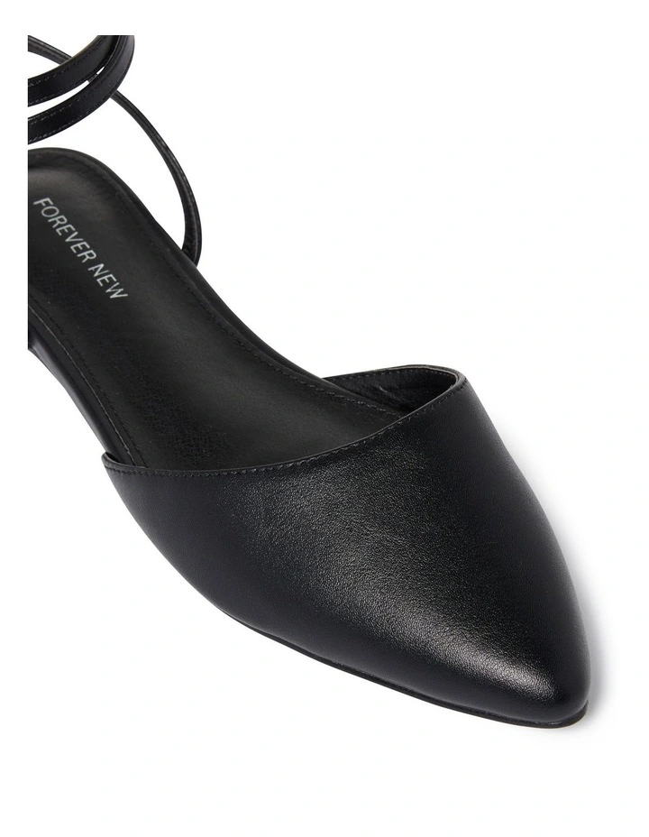 Rochelle Closed Toe Flat in Black image 4