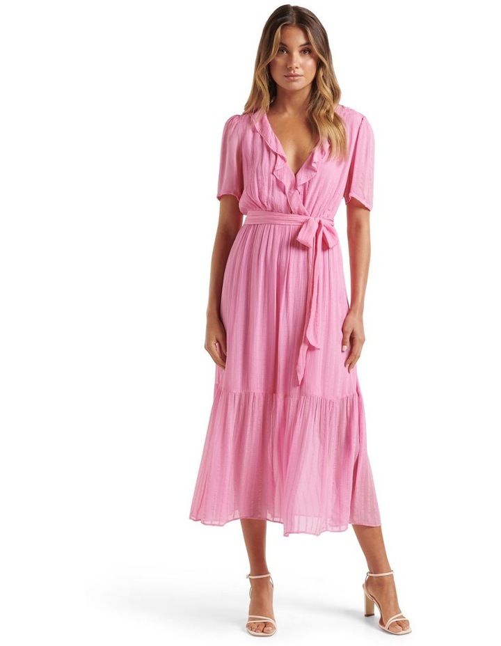 Tobi Ruffle Midi Dress in