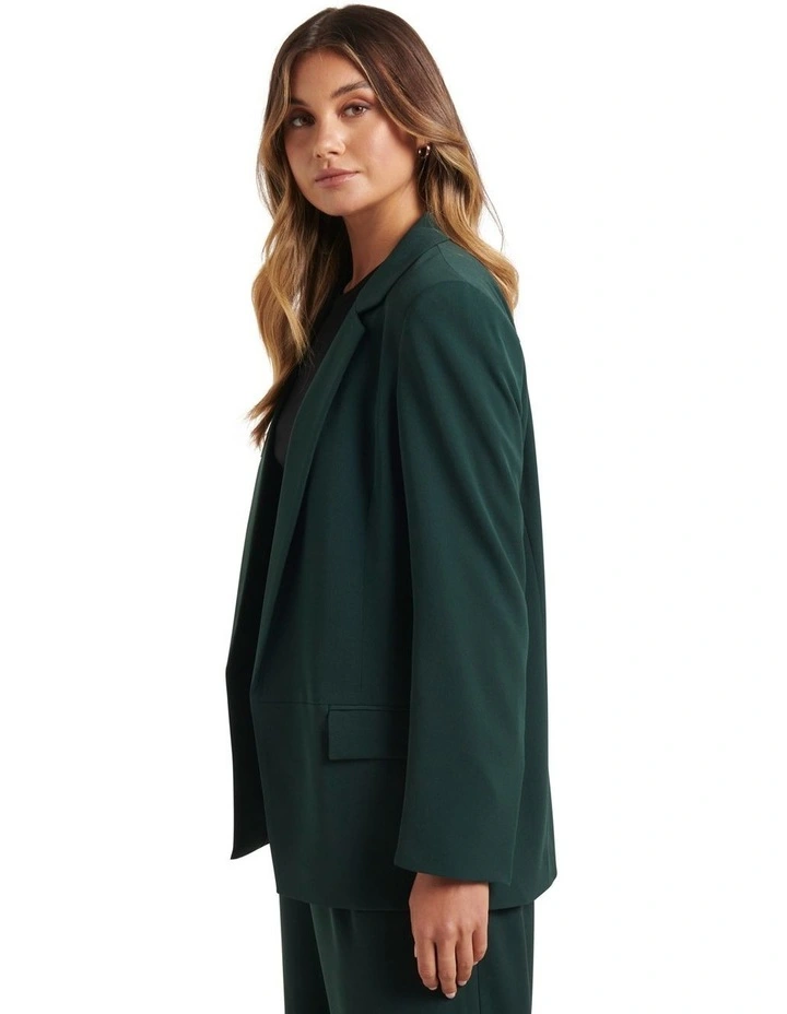 Maeve Boyfriend Blazer Dark Green image 3