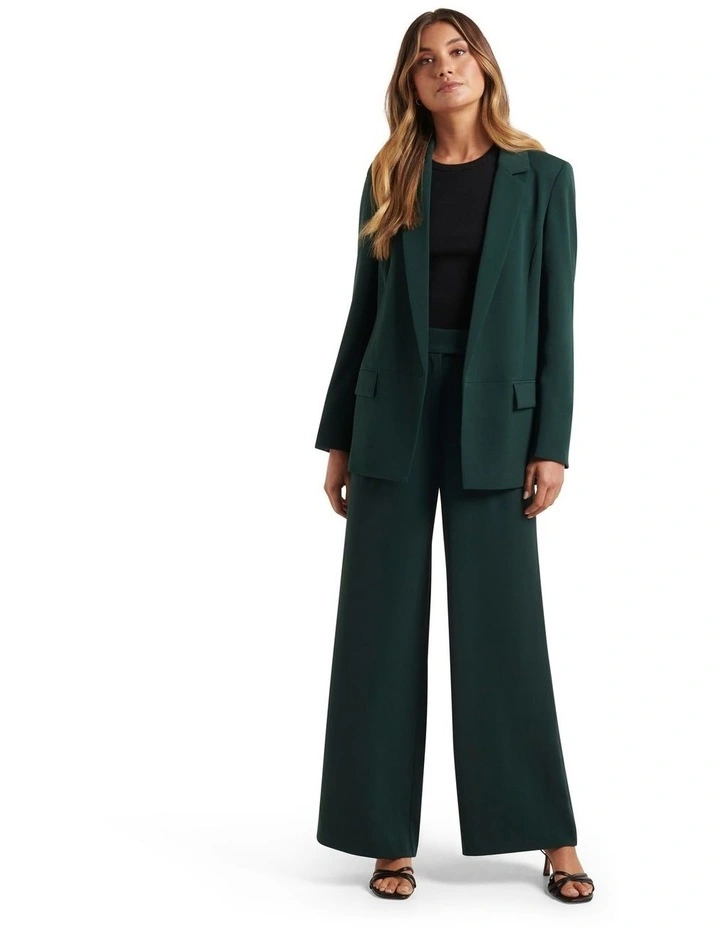 Maeve Boyfriend Blazer Dark Green image 5