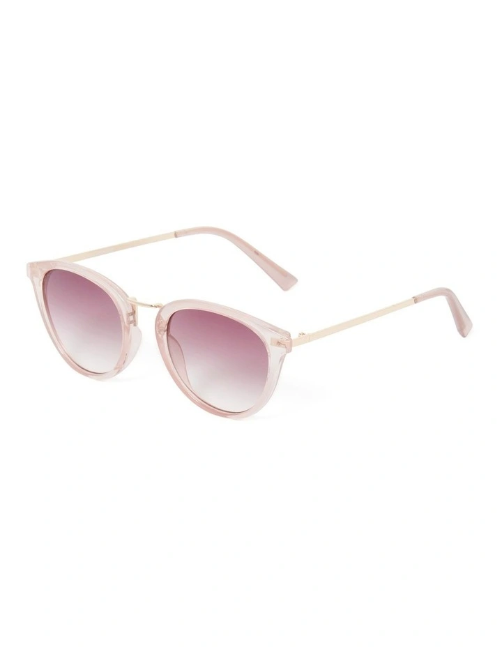 Tilly Rounded Sunglasses in Pink image 1