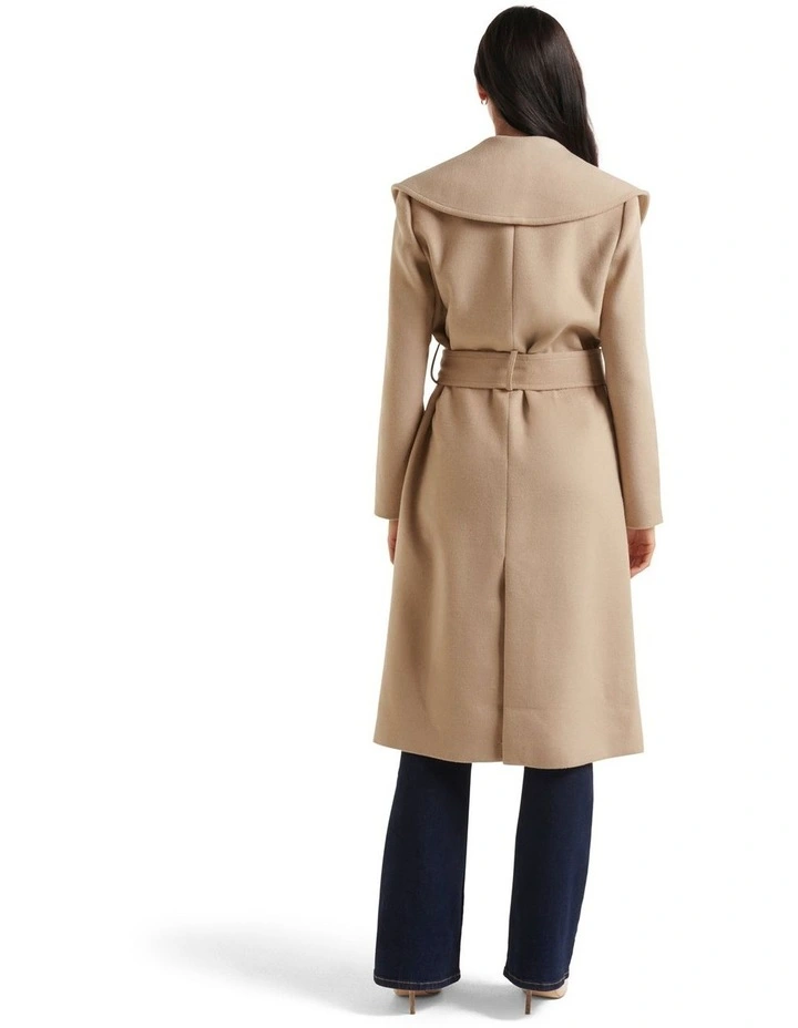 na.e ナエ　Shawl Collar Wool Coat_Camel na.e ナエ Shawl Collar Wool Coat_Camel