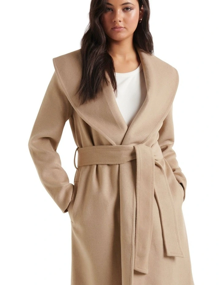 AMERI　BIG COLLAR TUCK SHOULDER COAT　キャメル Ameri（アメリ）の「BIG COLLAR TUCK SHOULDER COAT（その他