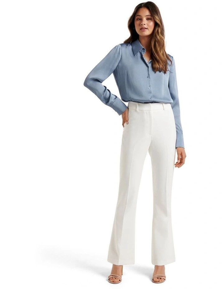 Florence Flare Pants in White image 5
