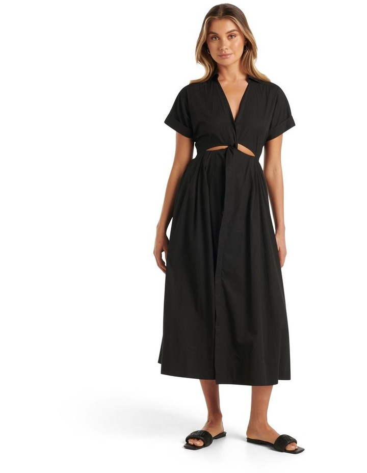 Lindsay Twist Front Shirt Dress in