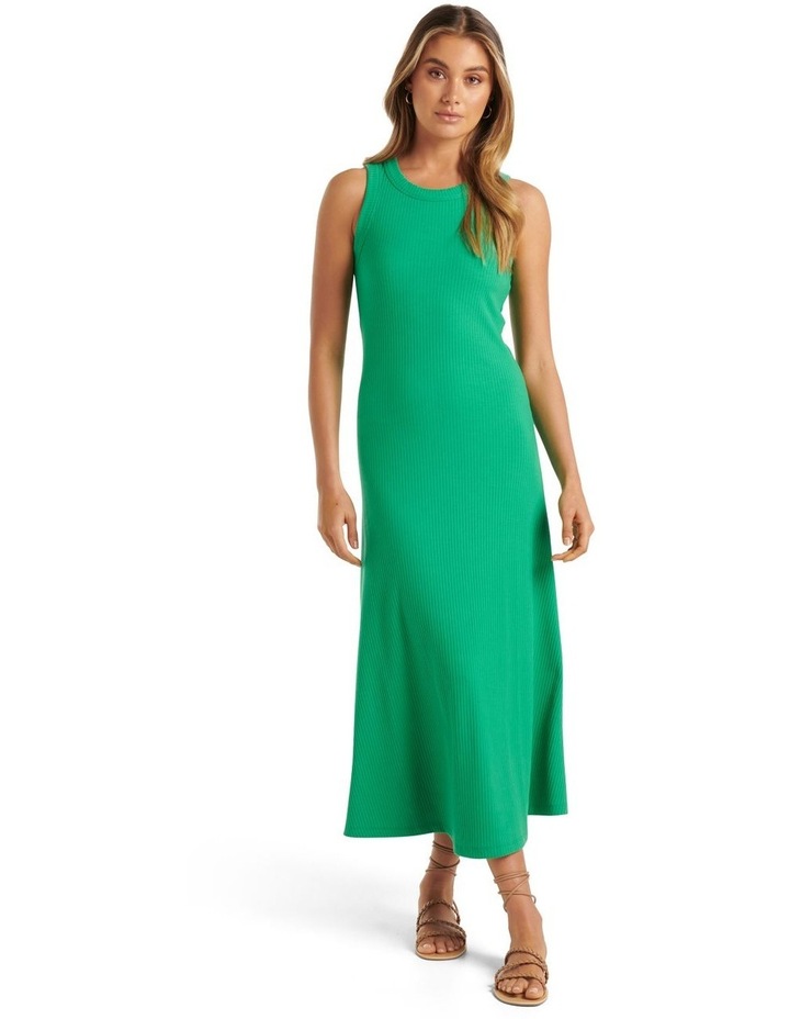 Adaline Sleeveless Swing Midi Dress In