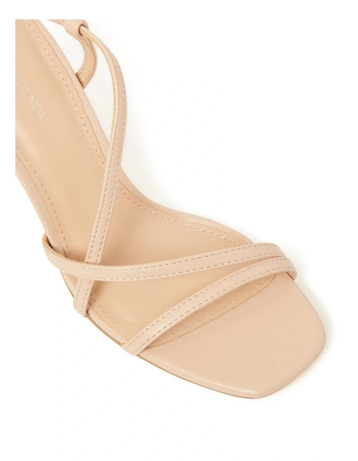 Nikki Block Heel in Nude image 2