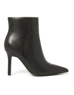 Sophia Stiletto Heel Boot in Black