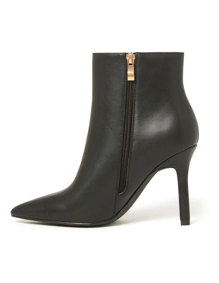 Sophia Stiletto Heel Boot in Black image 2