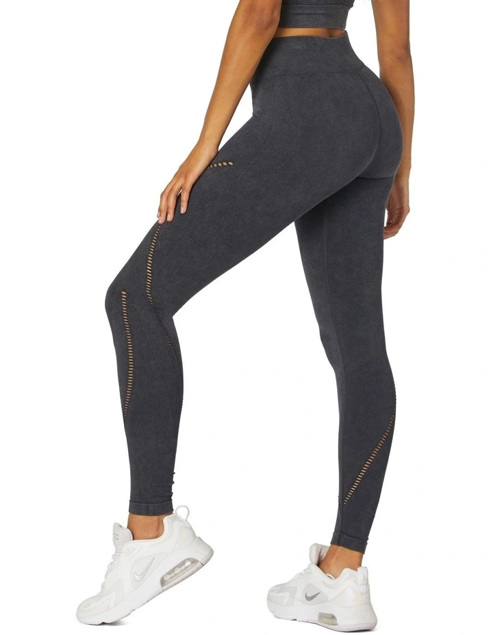 black sport leggings