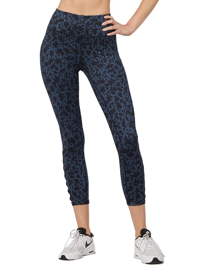 Flourish High-Waisted Leggings Black/Blue
