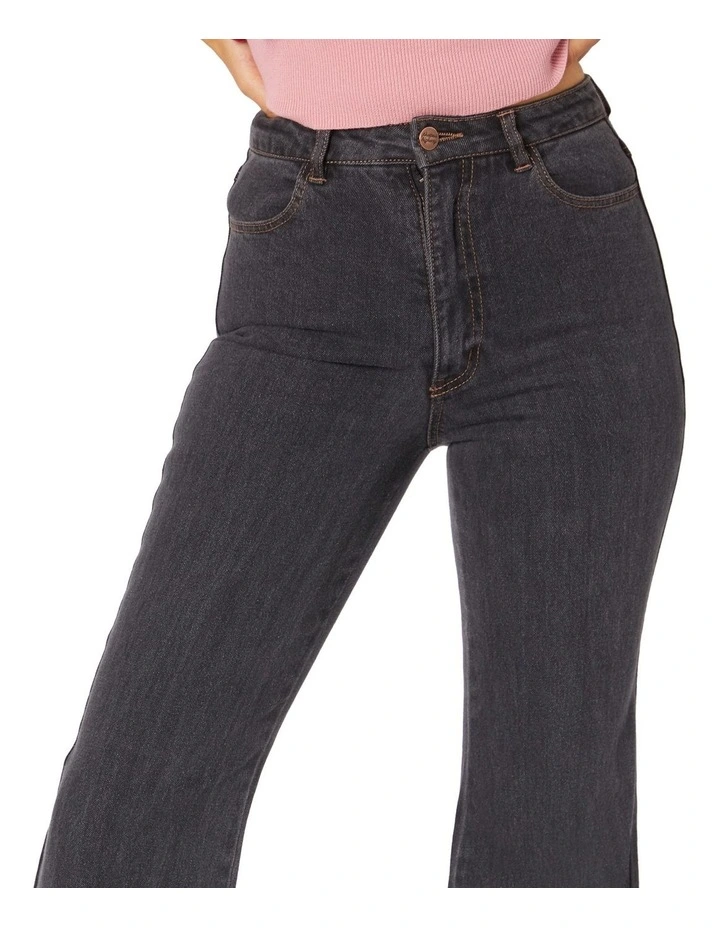 black high waist jeans for women