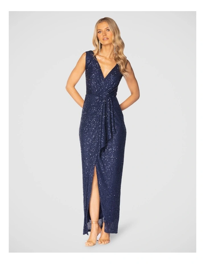 Kalani Gown in Navy image 1
