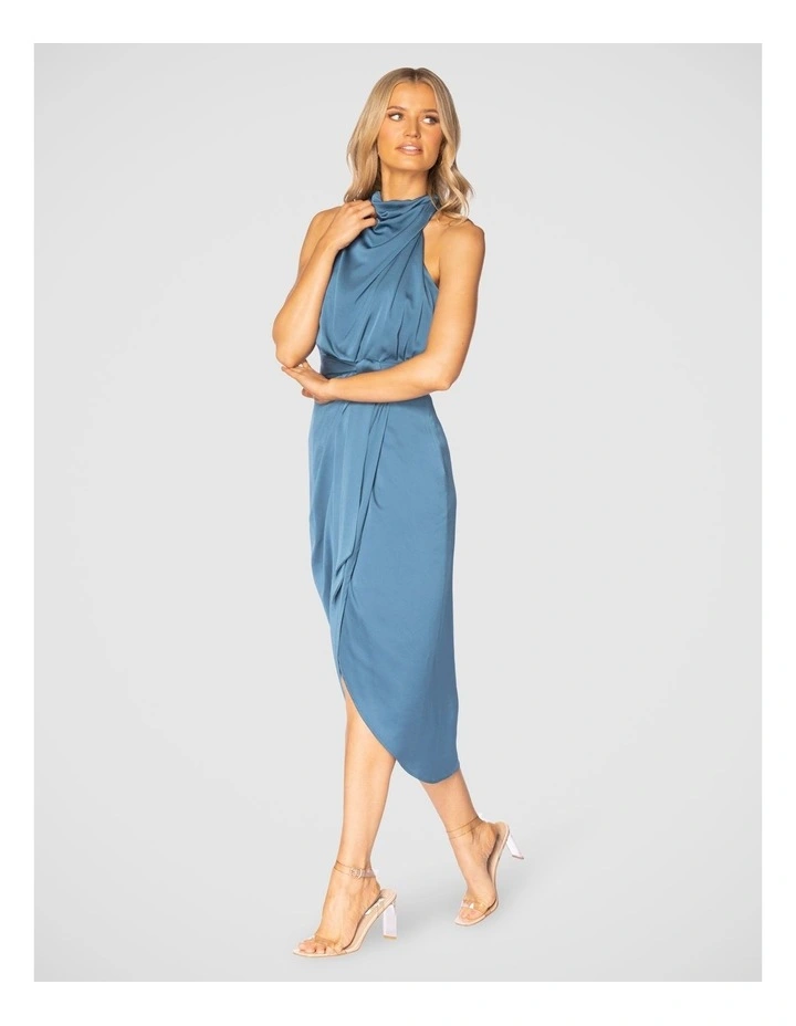 Gabriel Midi Dress in Teal image 2
