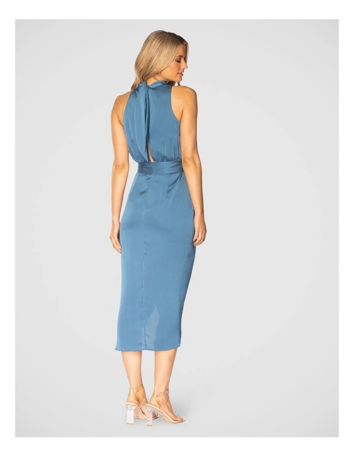 Gabriel Midi Dress in Teal image 3