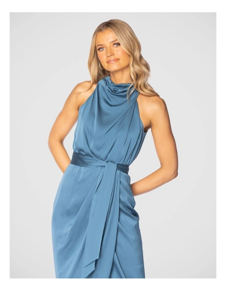 Gabriel Midi Dress in Teal image 5