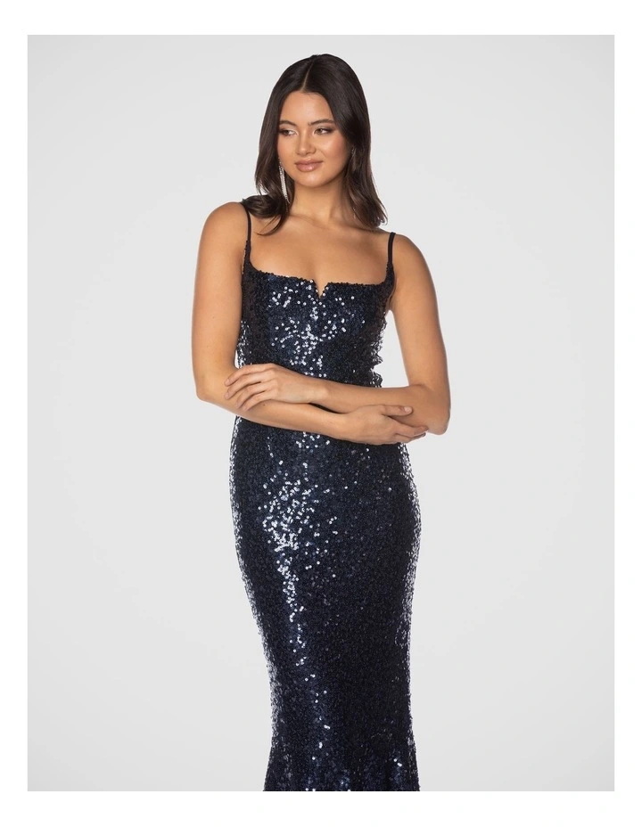 Gabriela Gown in Navy image 5