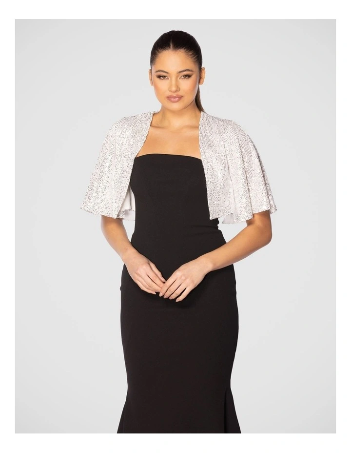 Celina Jacket in Silver image 1