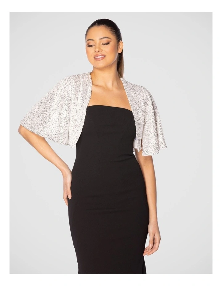 Celina Jacket in Silver image 4