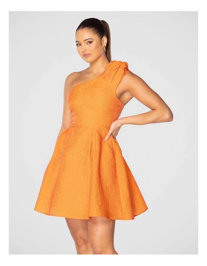 Lucie Mini Dress in Orange image 2