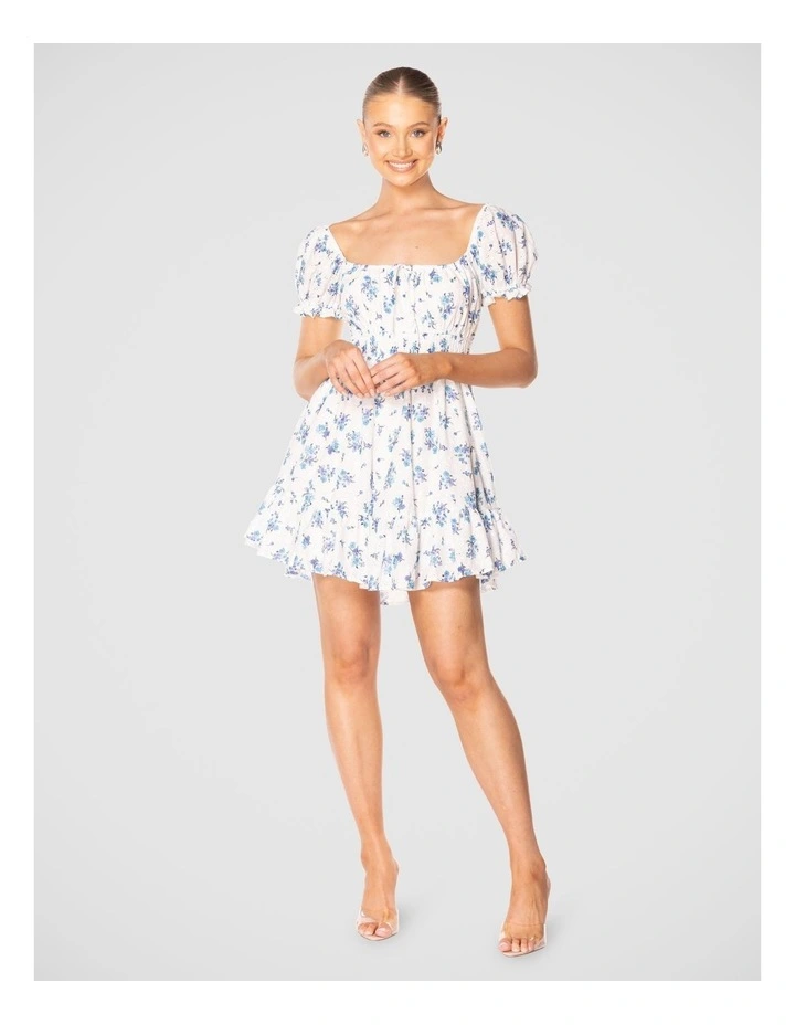 Kaomi Mini Dress in Multi image 6