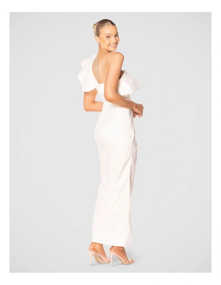 Caela Dress in Ivory image 4