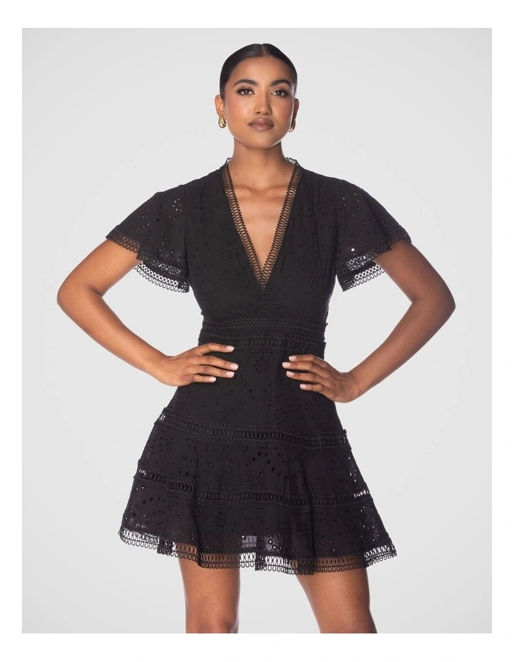 Weston Mini Dress in Black image 1