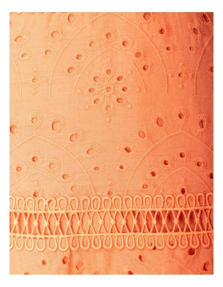 Weston Mini Dress in Rust image 6