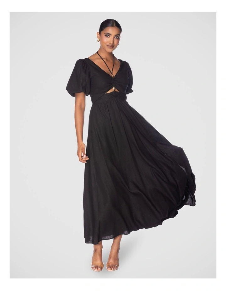 Neve Maxi Dress in Black image 1