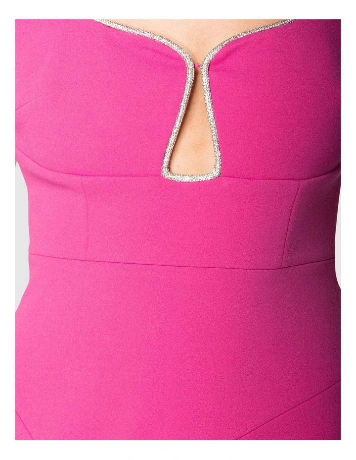 Felisa Midi Dress in Pink image 6