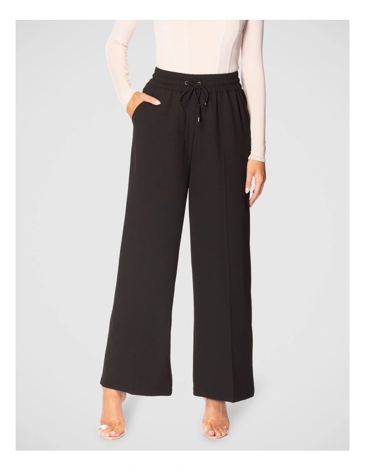 Maribel Wide Leg Pant in Black image 1