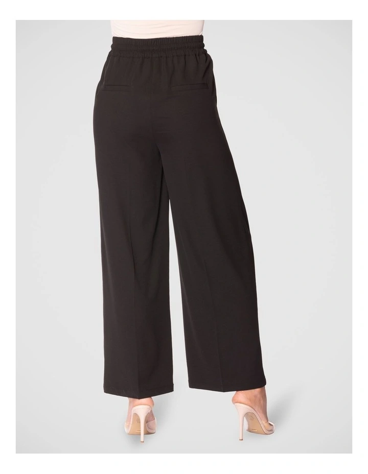 Maribel Wide Leg Pant in Black image 3