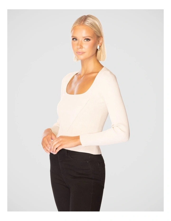 Pilgrim Aydin Knit Top in Cream MYER