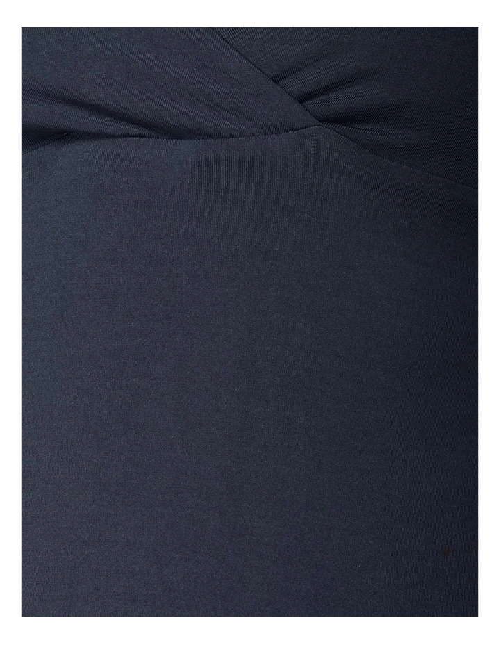 Chaya V Neck Top in Steel image 6